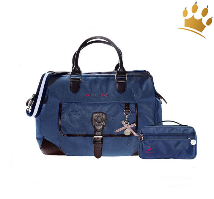 Reisetasche Big Hazel und Bag Blau Reisetasche für Hund Frauchen