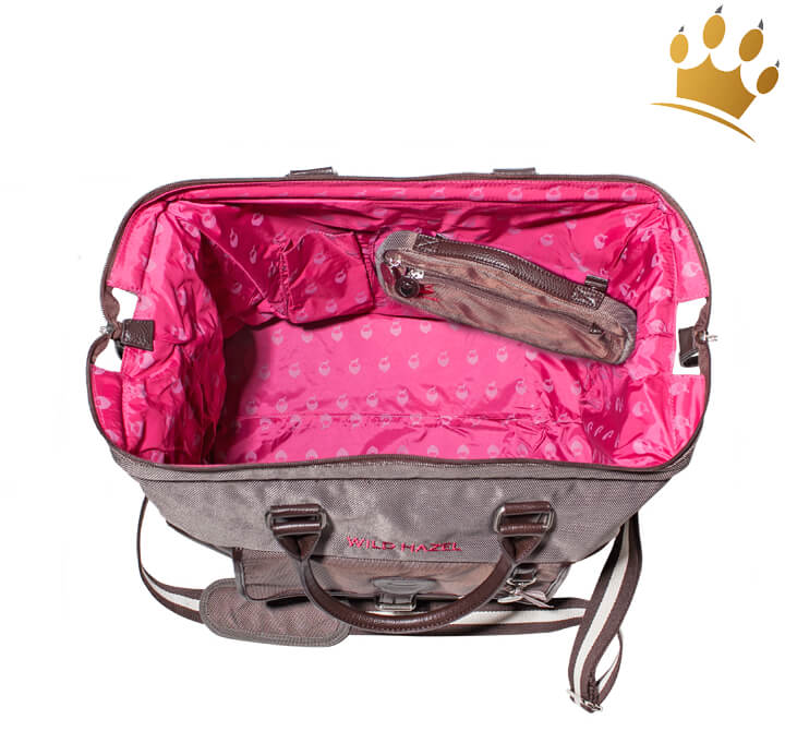 Reisetasche Big Hazel und Bag Blau Reisetasche für Hund Frauchen